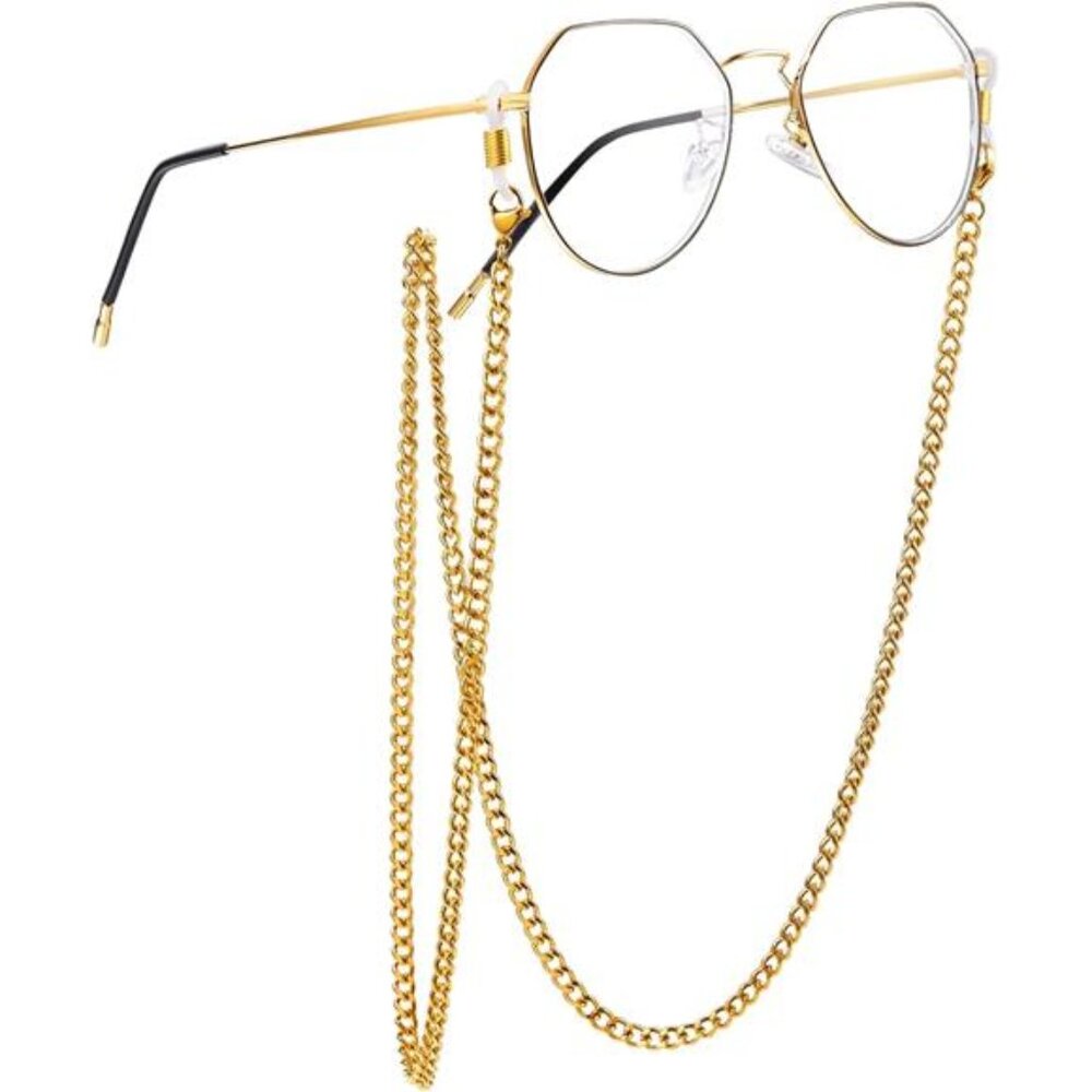 Glasses Chain, Eyeglass Strap For Women Sunglasses - Gold Plated/Stainless Steel